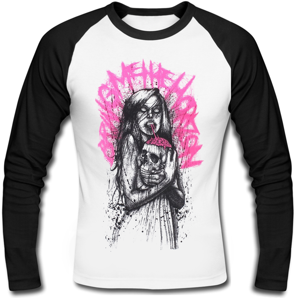 

Футболка с длинным рукавом Fat Cat Bring Me The Horizon "Zombie Brain"  13112, Футболка с длинным рукавом Fat Cat Bring Me The Horizon "Zombie Brain" M 13112