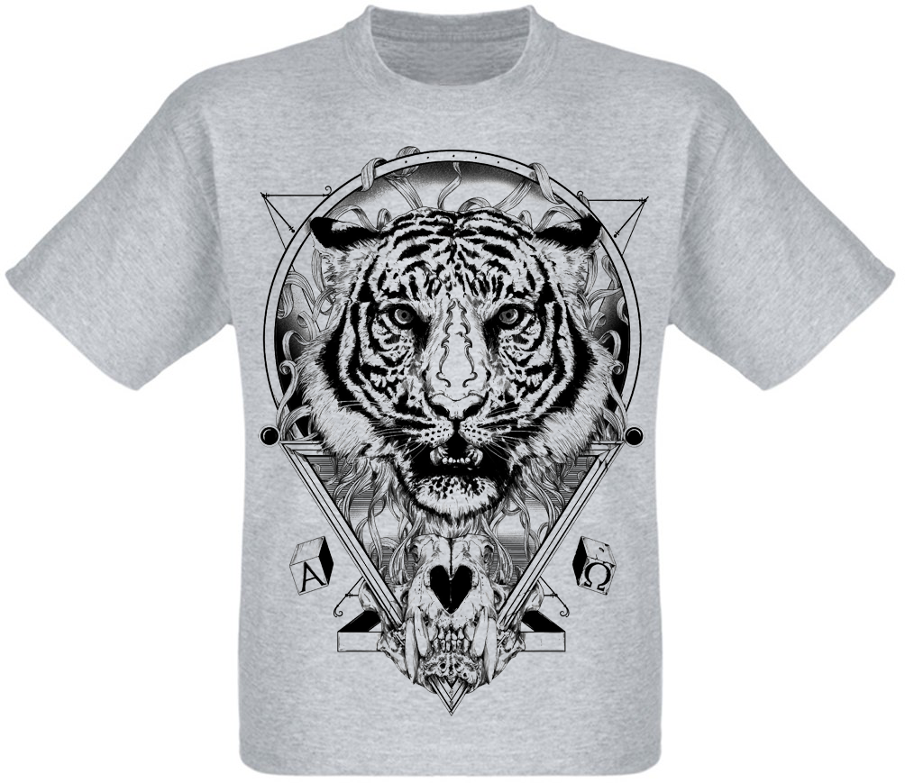 

Футболка Fat Cat Tiger (меланж)  12766, Футболка Fat Cat Tiger (меланж) S 12766