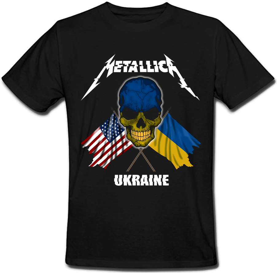 

Футболка Fat Cat Metallica - Ukraine (чёрная) XXL 29783