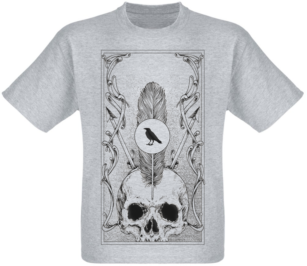 

Футболка Fat Cat Skull, Feather, Crow (меланж)  12763, Футболка Fat Cat Skull, Feather, Crow (меланж) XL 12763