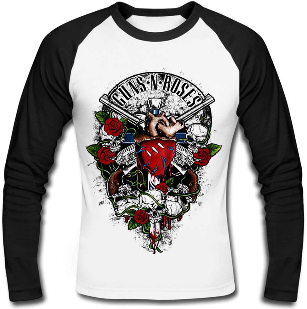 

Футболка с длинным рукавом Fat Cat Guns'n'Roses XXL 13284