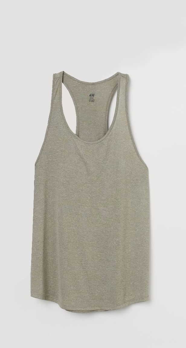 

Спортивная майка H&M 960709b07 М Зеленая