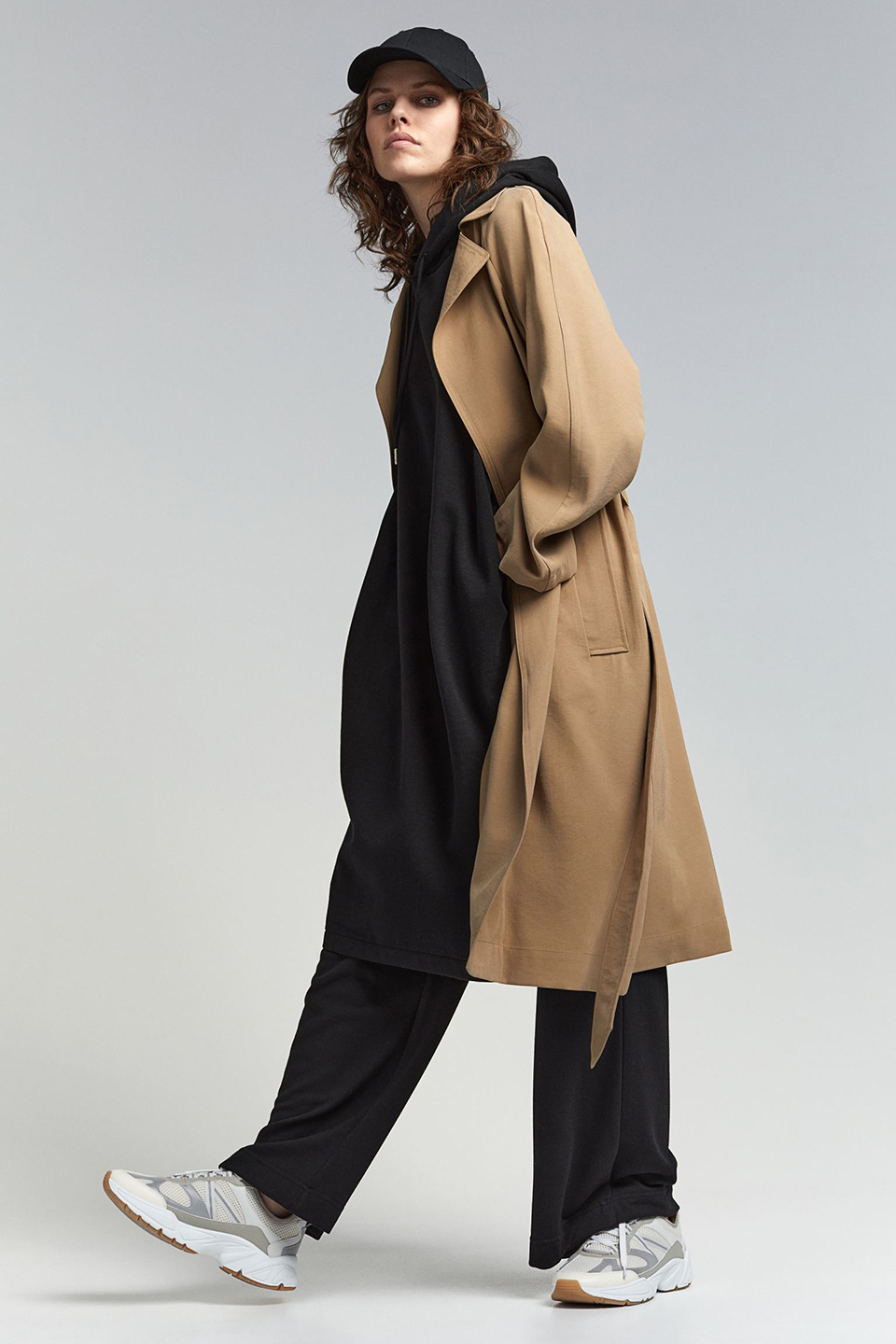 

Тренч H&M 951775b03 XS Бежевый