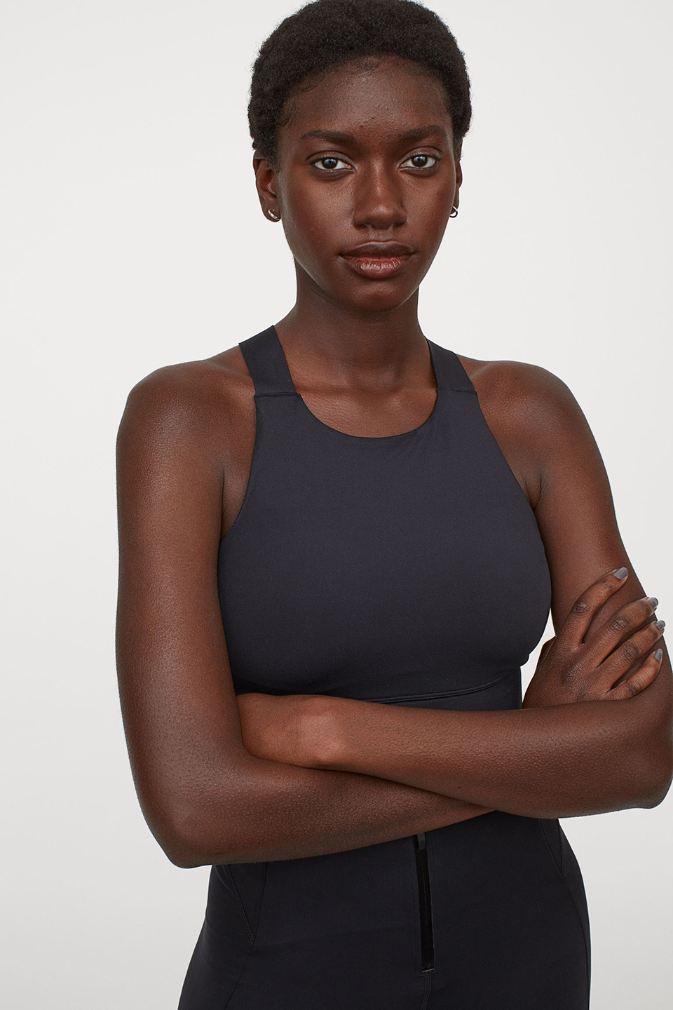 

Спортивный топ H&M 868780002b04 XL Черный