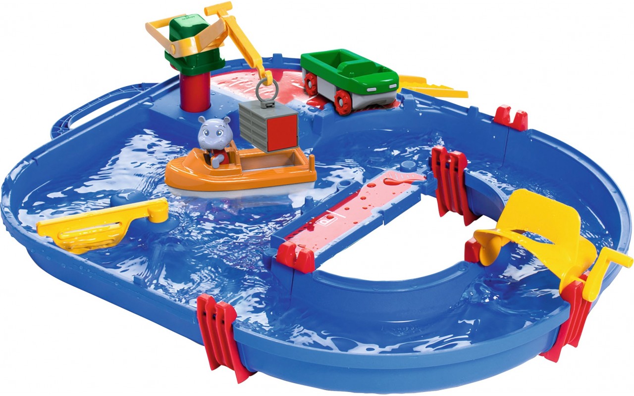 

Игровой набор AQUAPLAY Строительство с краном, машинкой, лодкой и фигуркой (8700001501)