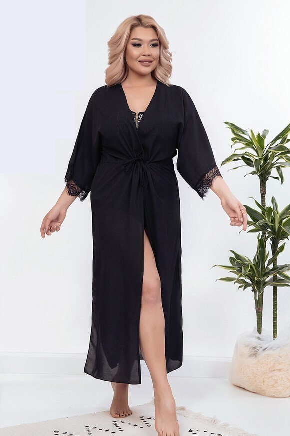 

Пляжна туніка ST-Style 62270 - Чорна, Пляжна туніка ST-Style 62270 46-52 Чорна