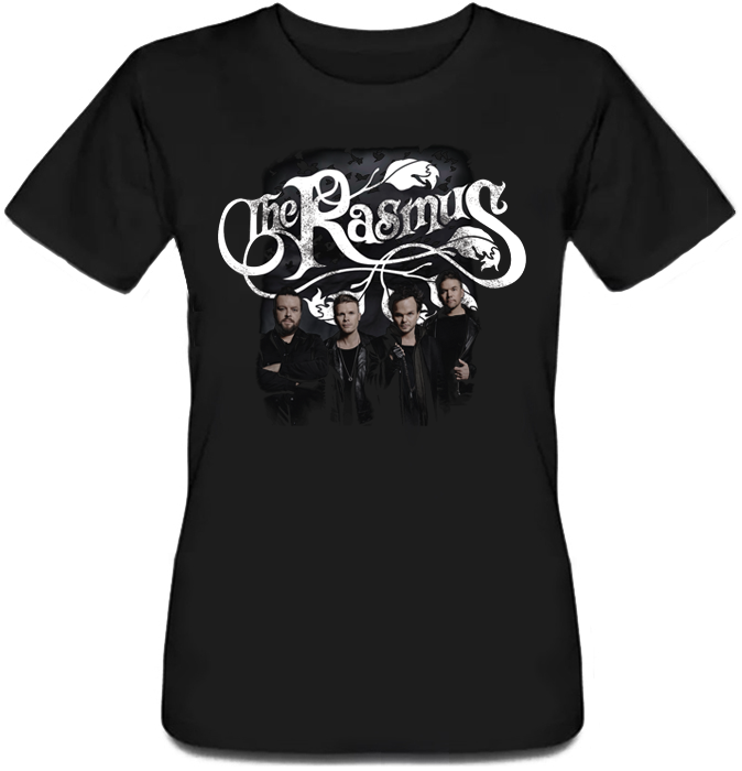 

Женская футболка Fat Cat The Rasmus - Logo + Band (чёрная)  32987, Женская футболка Fat Cat The Rasmus - Logo + Band (чёрная) M 32987