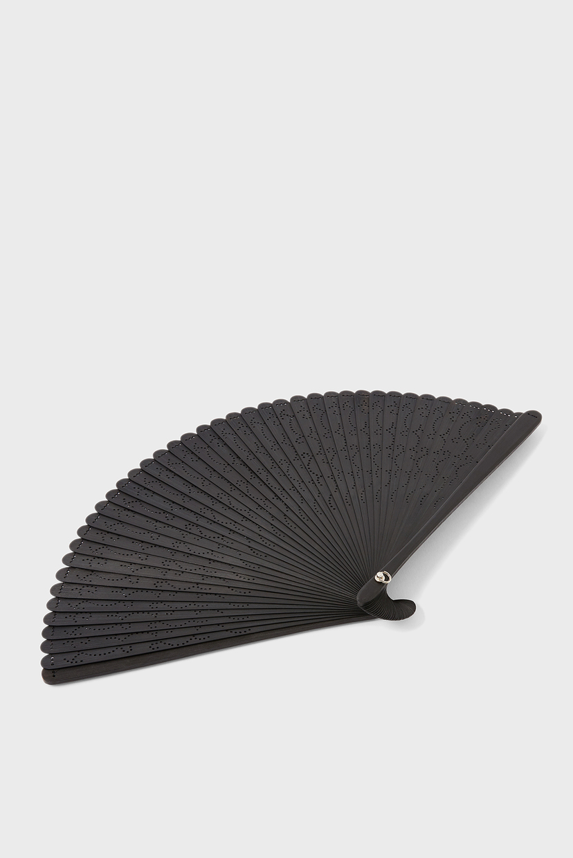 

Женский черный веер BAMBOO LASER CUT FAN Accessorize OS 897216