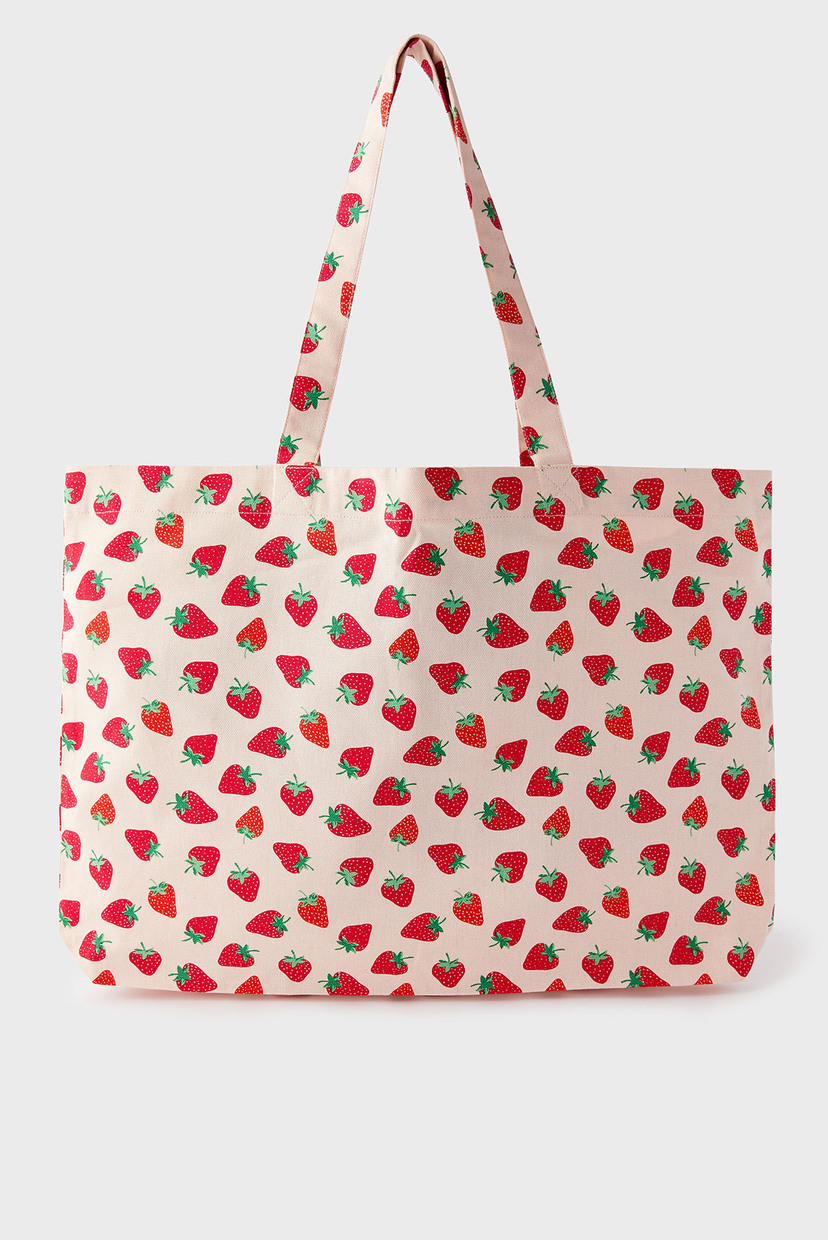 

Женский шоппер с принтом STRAWBERRY CANVAS SH Accessorize OS 190059