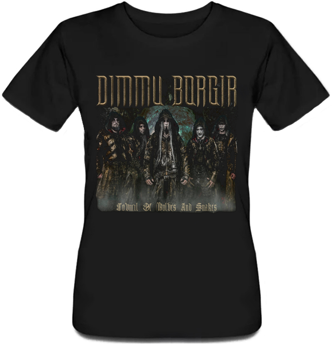 

Женская футболка Fat Cat Dimmu Borgir - Council Of Wolves And Snakes (чёрная)  32412, Женская футболка Fat Cat Dimmu Borgir - Council Of Wolves And Snakes (чёрная) XL 32412