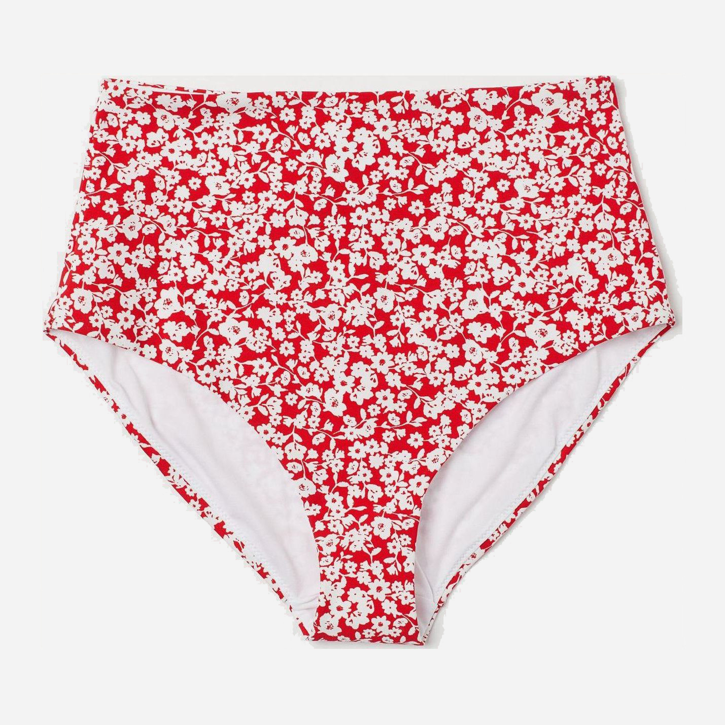 

Нижняя часть купальника H&M 7331939-ABAC 42 Красная в белые узоры