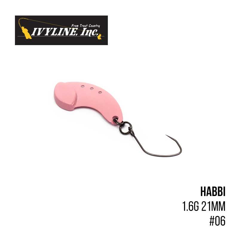 

Блесна Ivyline Habbi 1.6g 21mm (06)