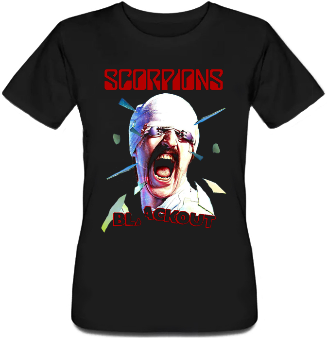 

Женская футболка Fat Cat Scorpions Blackout - Album (чёрная) XXL 31747