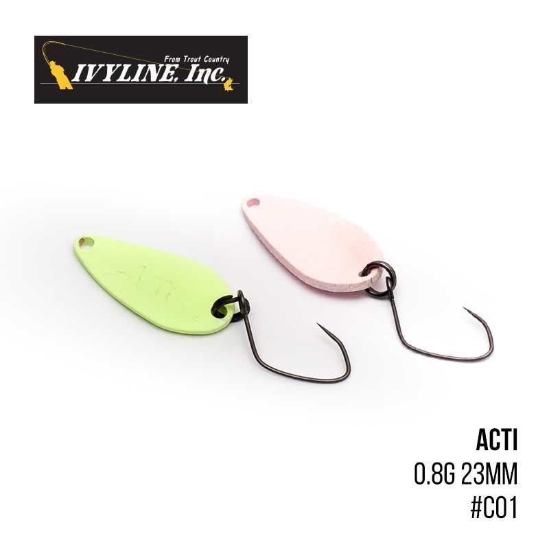 

Блесна Ivyline Acti 0.8g 23mm (C01)