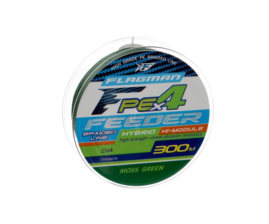 

Шнур Flagman PE Hybrid X4 Feeder Moss Green 300м 0.14мм