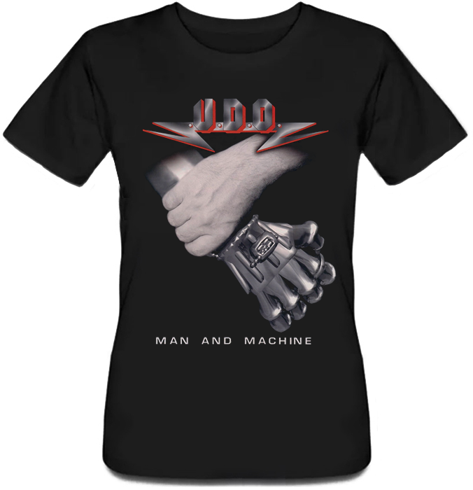 

Женская футболка Fat Cat U.D.O. - Man And Machine (чёрная)  32772, Женская футболка Fat Cat U.D.O. - Man And Machine (чёрная) S 32772