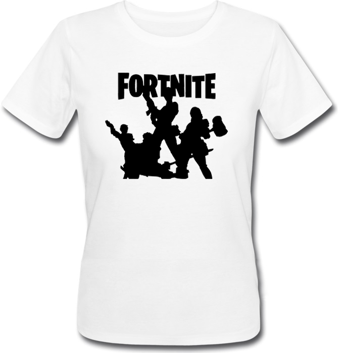 

Женская футболка Fat Cat Fortnite Battle Royale "Logo" (белая)  31045, Женская футболка Fat Cat Fortnite Battle Royale "Logo" (белая) L 31045