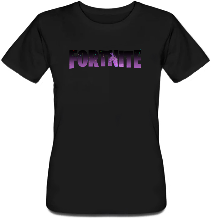 

Женская футболка Fat Cat Fortnite Battle Royale "Loot Llama Logo" (чёрная) XXL 31038