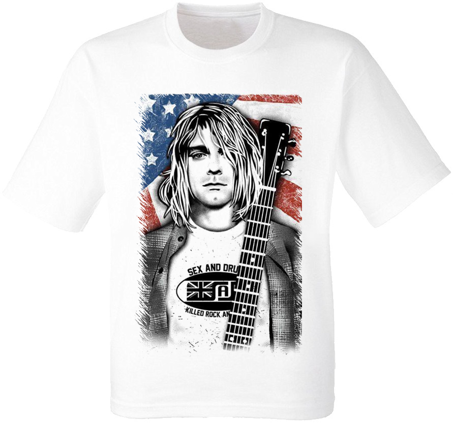 

Футболка Fat Cat Nirvana "Smells Like Teen Spirit" (Kurt Cobain) [белая]  13033, Футболка Fat Cat Nirvana "Smells Like Teen Spirit" (Kurt Cobain) [белая] XL 13033