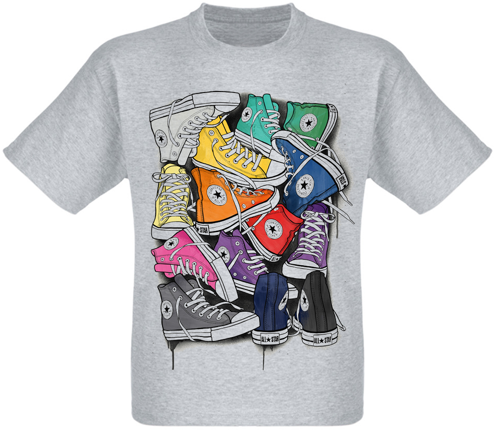 

Футболка Fat Cat Converse "Кеды" (меланж) XXL 13012