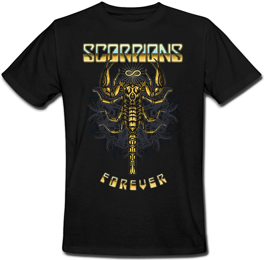

Футболка Fat Cat Scorpions - Forever (чёрная) XXL 31696