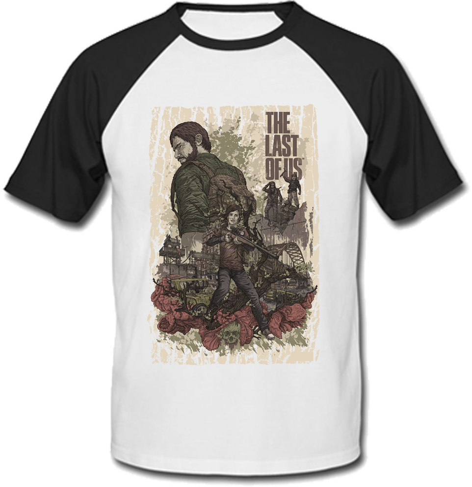

Футболка Fat Cat The Last Of Us (белая с чёрными рукавами)  30082, Футболка Fat Cat The Last Of Us (белая с чёрными рукавами) M 30082
