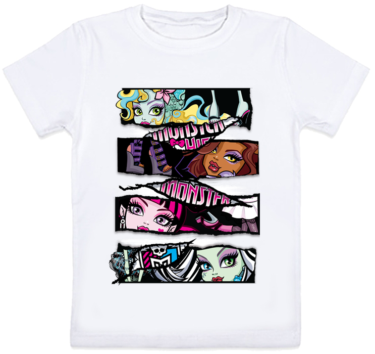 

Детская футболка Fat Cat "Monster High" (белая) 116 27627
