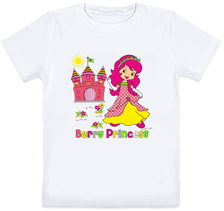 

Детская футболка Fat Cat "Berry Princess" (белая) 116 27535