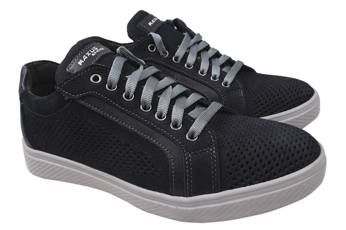 

Кеди чоловічі Maxus Shoes Нубук, колір синій 41-20LTCP 42