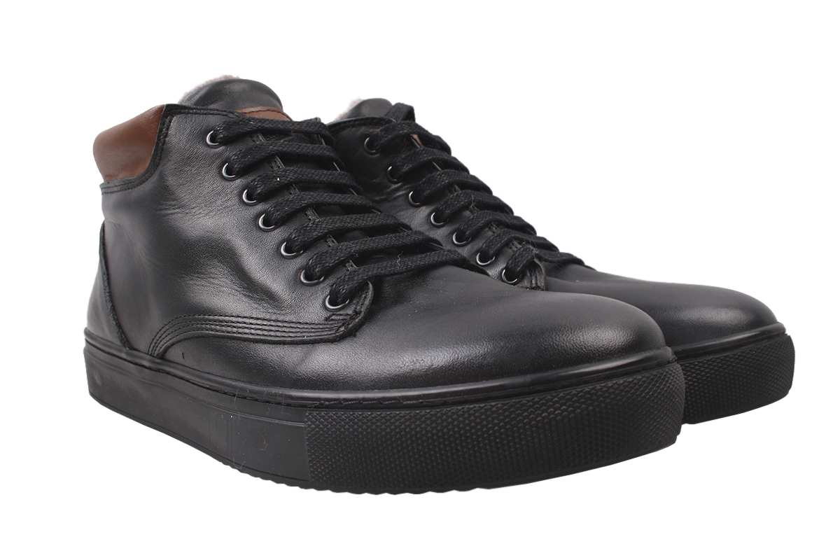 

Черевики чоловічі Ridge натуральна шкіра, колір чорний 362-9ZHC 41