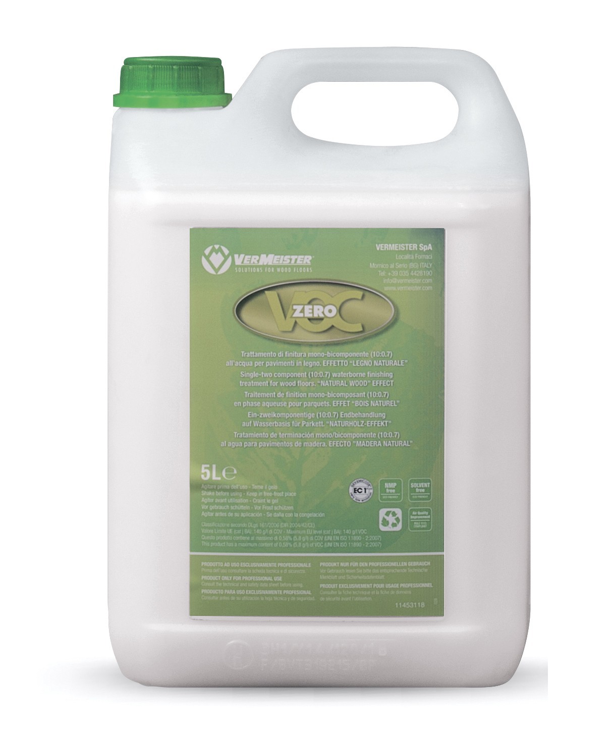 

Лак Одно/двухкомпонентный полиуретановый Vermeister Zero VOC X-MATT 5 л