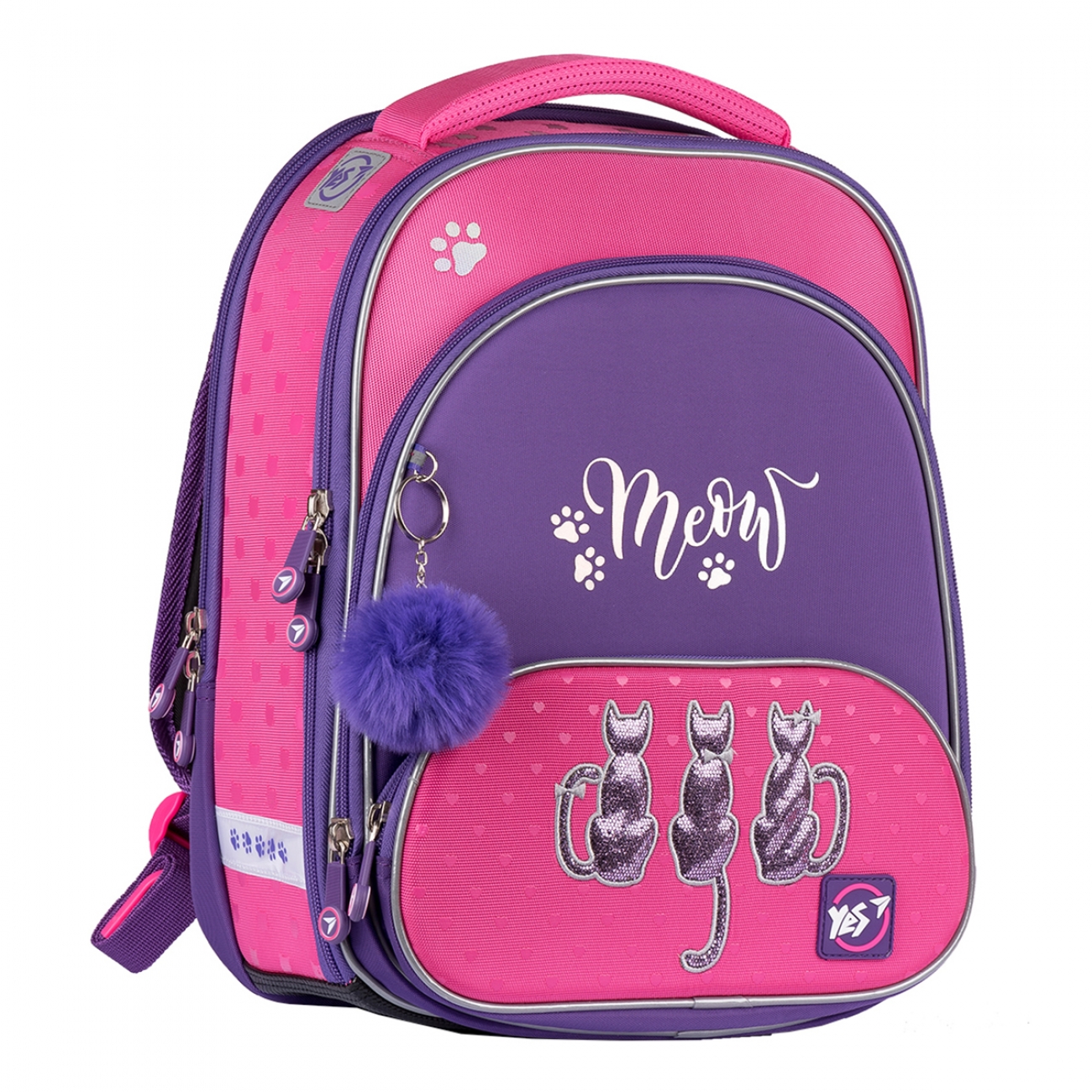 

Рюкзак школьный Yes S-30 JUNO ULTRA Stylish kitties 20л (555478)
