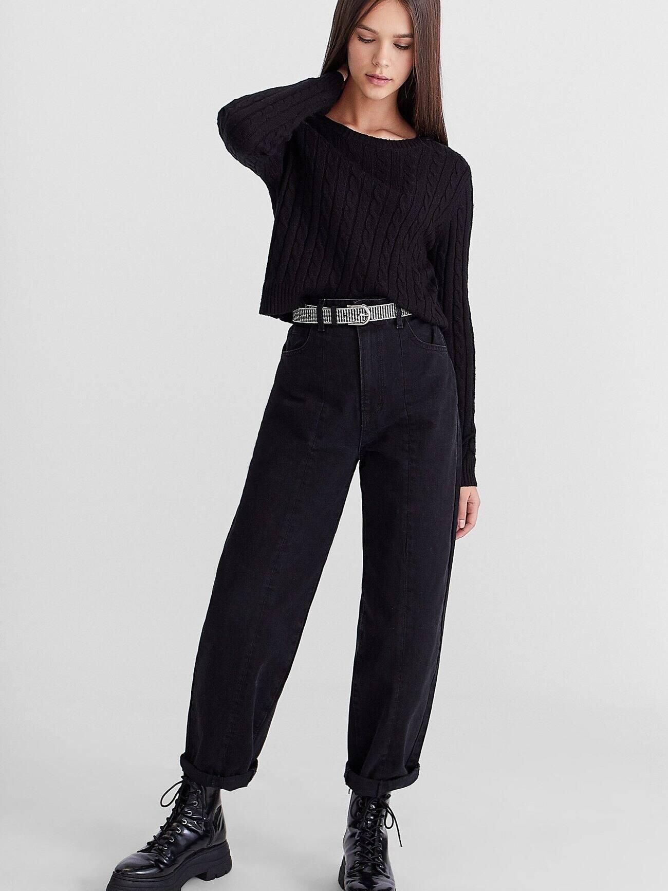 

Джемпер Stradivarius 5152/420/001-AAAD L Черный
