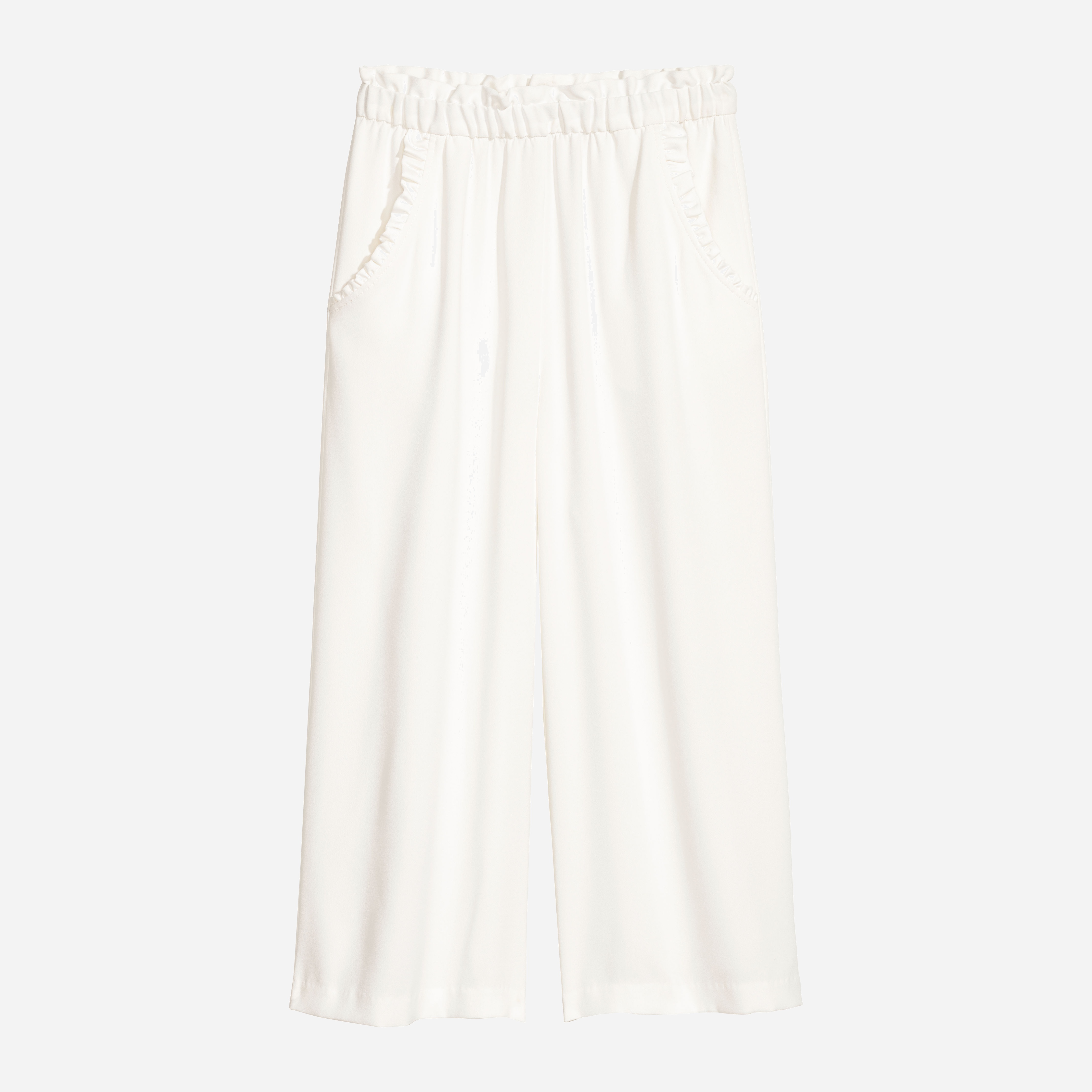 

Брюки H&M 5874236-ACTS 36 Белые