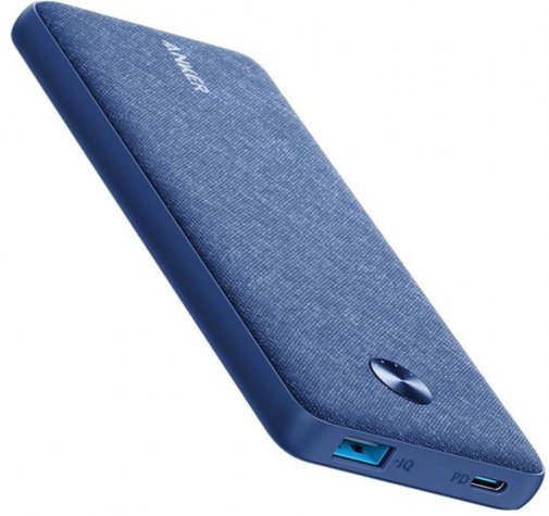 

Внешний аккумулятор Anker PowerCore 10000 mAh Slim PD Fabric Blue