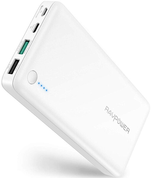 

Внешний аккумулятор RAVPower 20100mAh Qualcomm Quick Charge 3.0 Power Bank White (RP-PB043WH)