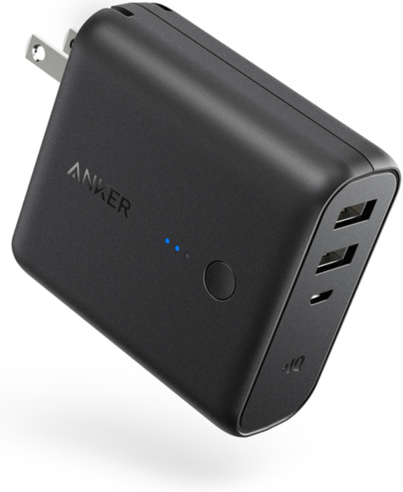 

СЗУ Anker Power Bank PowerCore Fusion 3A + Power Bank 5000mAh Black