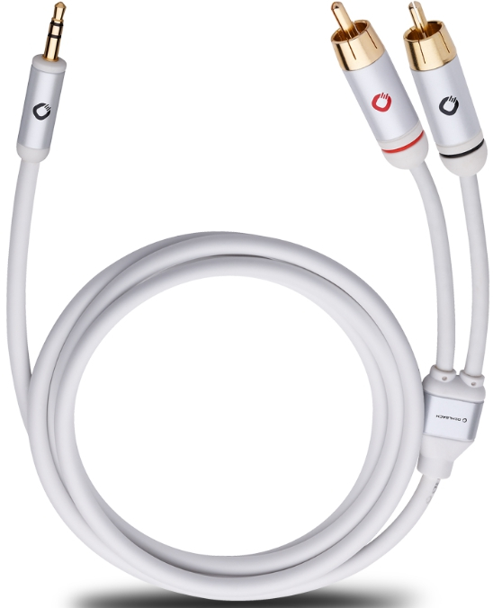 

Аудио кабель Oehlbach i-Connect J-35/R 150 jack to 2 RCA Set White 1,5m (60001)