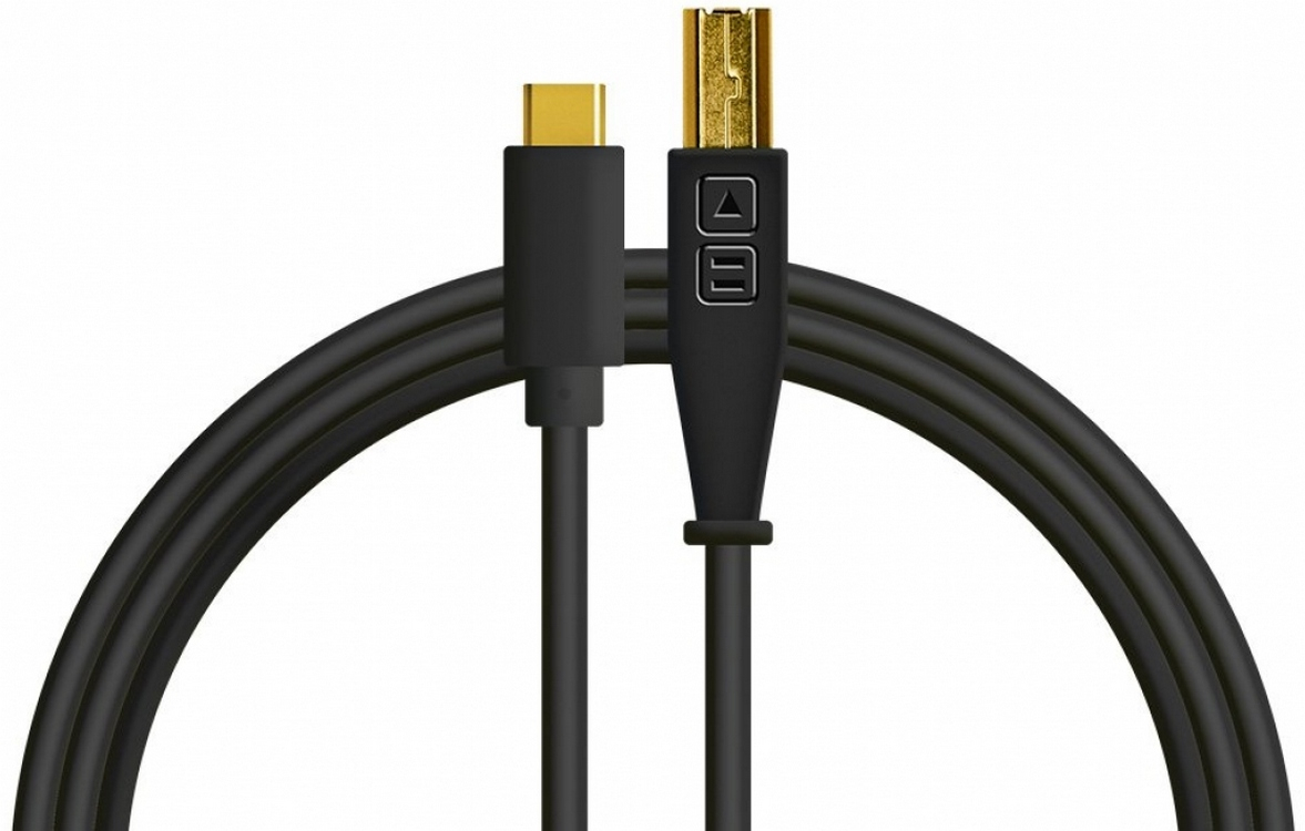 

USB-кабель DJ Techtools Chroma Cables: USB-C Black (Type-C to USB-B)