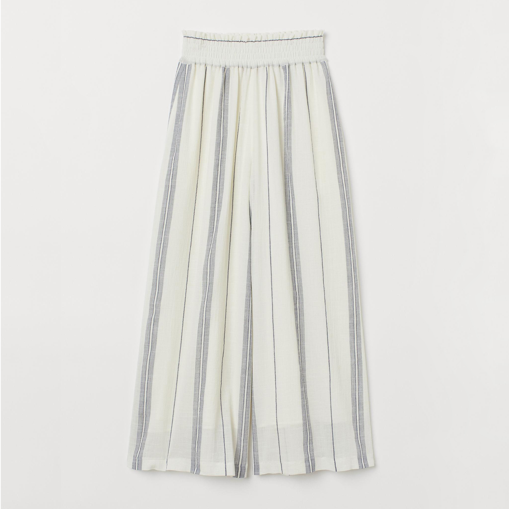 

Брюки H&M 7770180-AAVV XS Белые с синим