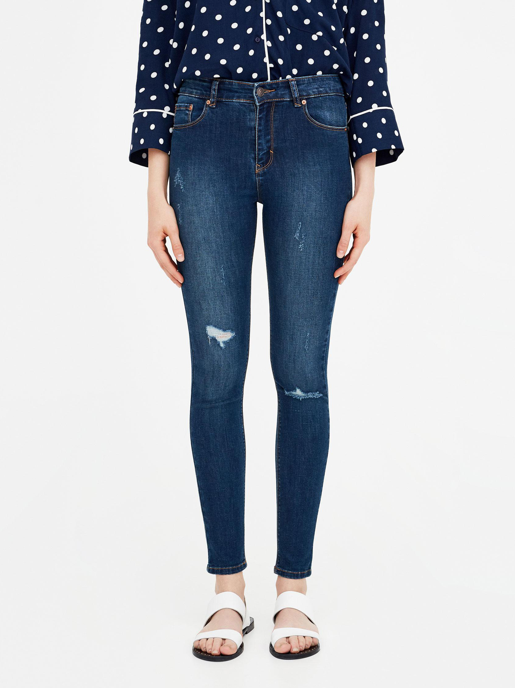 

Джинсы Pull & Bear 5687/333/407-AAQJ 38 Темно-синие