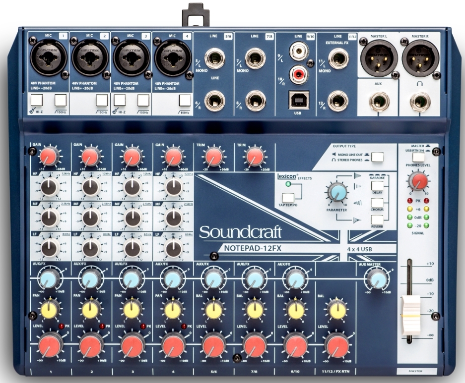 

Микшерный пульт Soundcraft Notepad 12FX