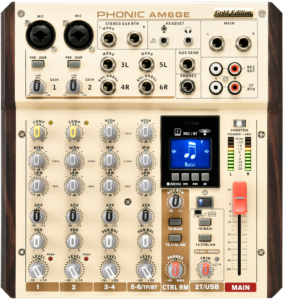 

Микшерный пульт Phonic AM6GE
