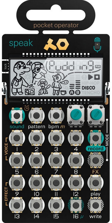 

Сэмплер Teenage Engineering PO-35 Speak