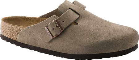 

Женские шлепанцы Birkenstock Boston Suede with Soft Footbed Taupe Suede with Soft Footbed 42