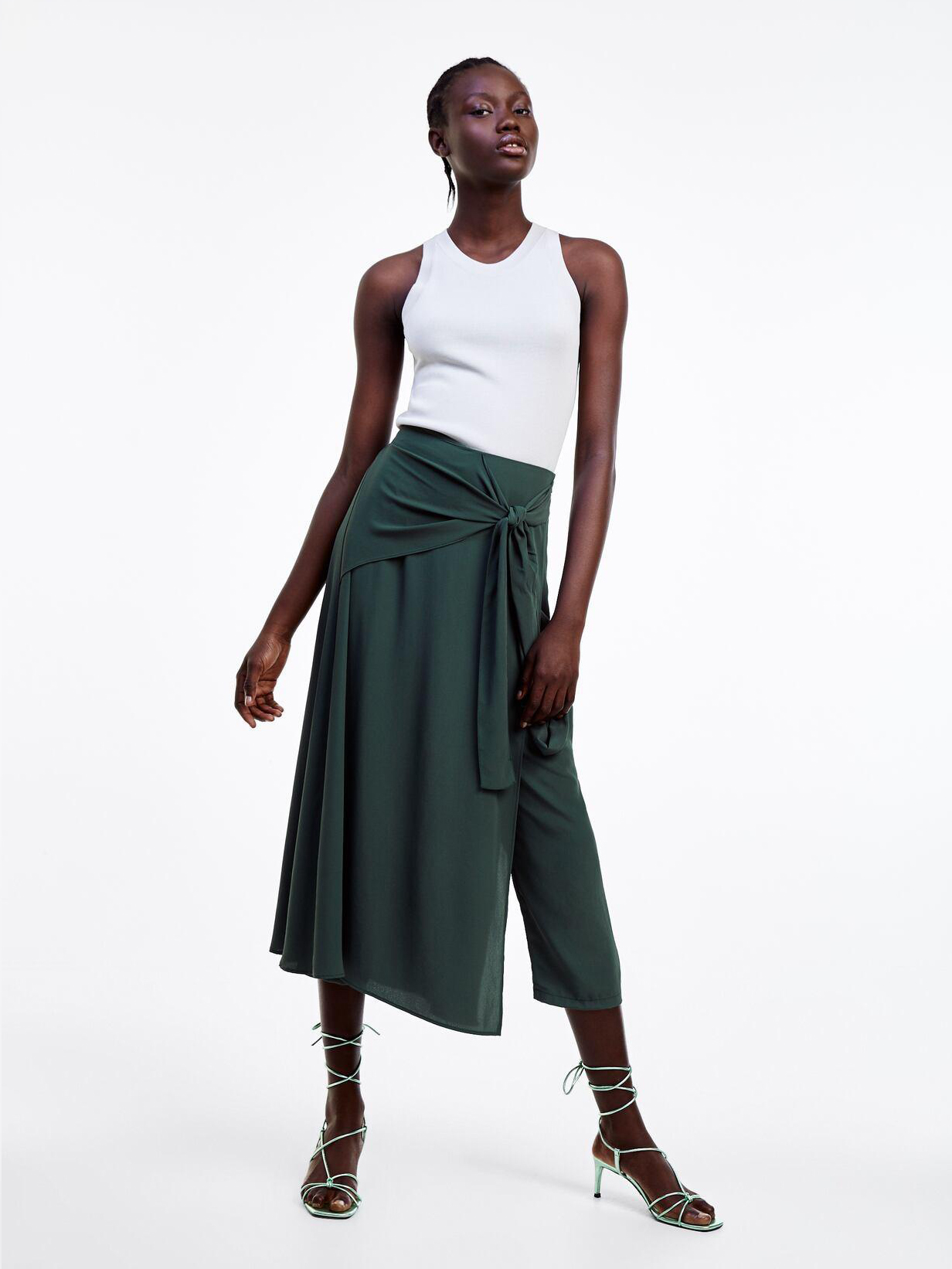 

Юбка-брюки Zara 1165/220/501-ACUW M Зеленые