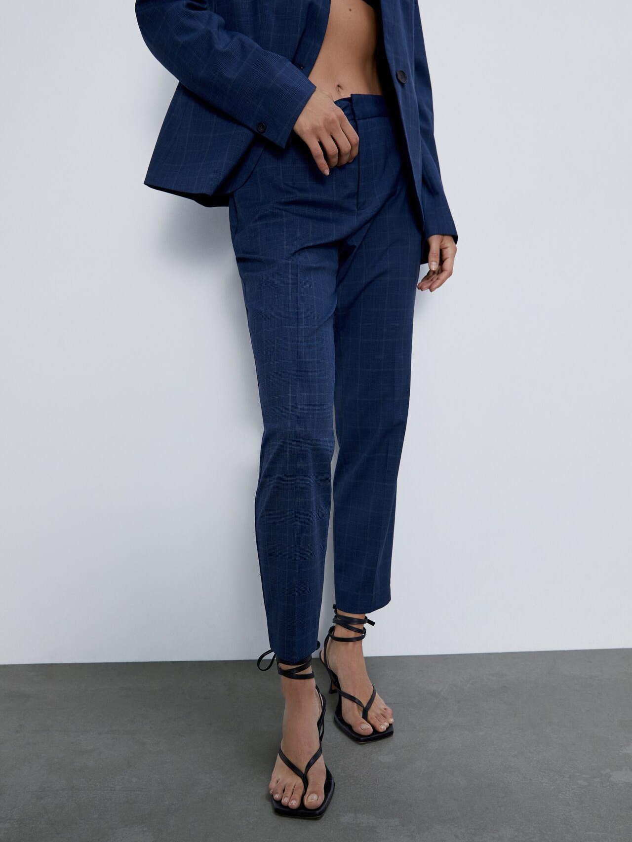 

Брюки Zara 8073/020/401-AAPI 38 Синие