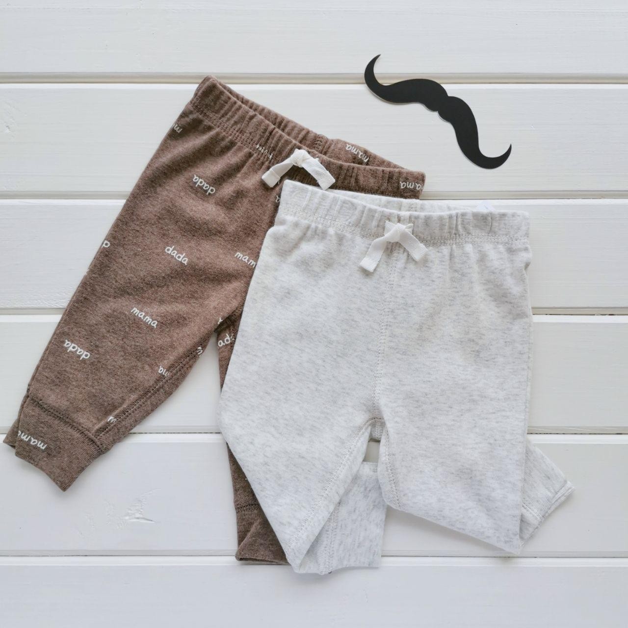 

Комплект из 2-х хлопковых штанов Carter's для мальчика на рост 67-72 см (9м) 4004 (9)