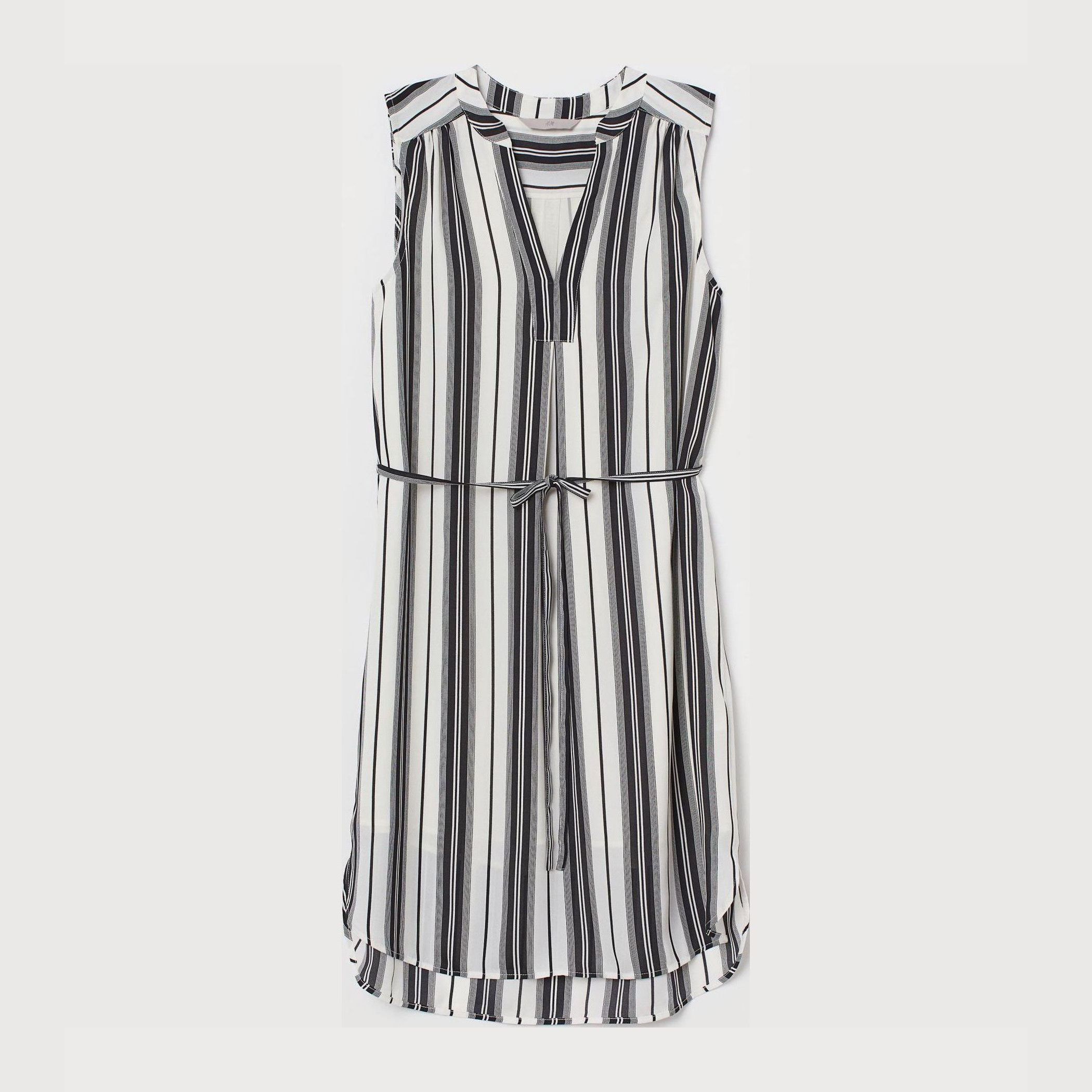 

Платье H&M 6253580-AAXK 36 Бежевое с черным