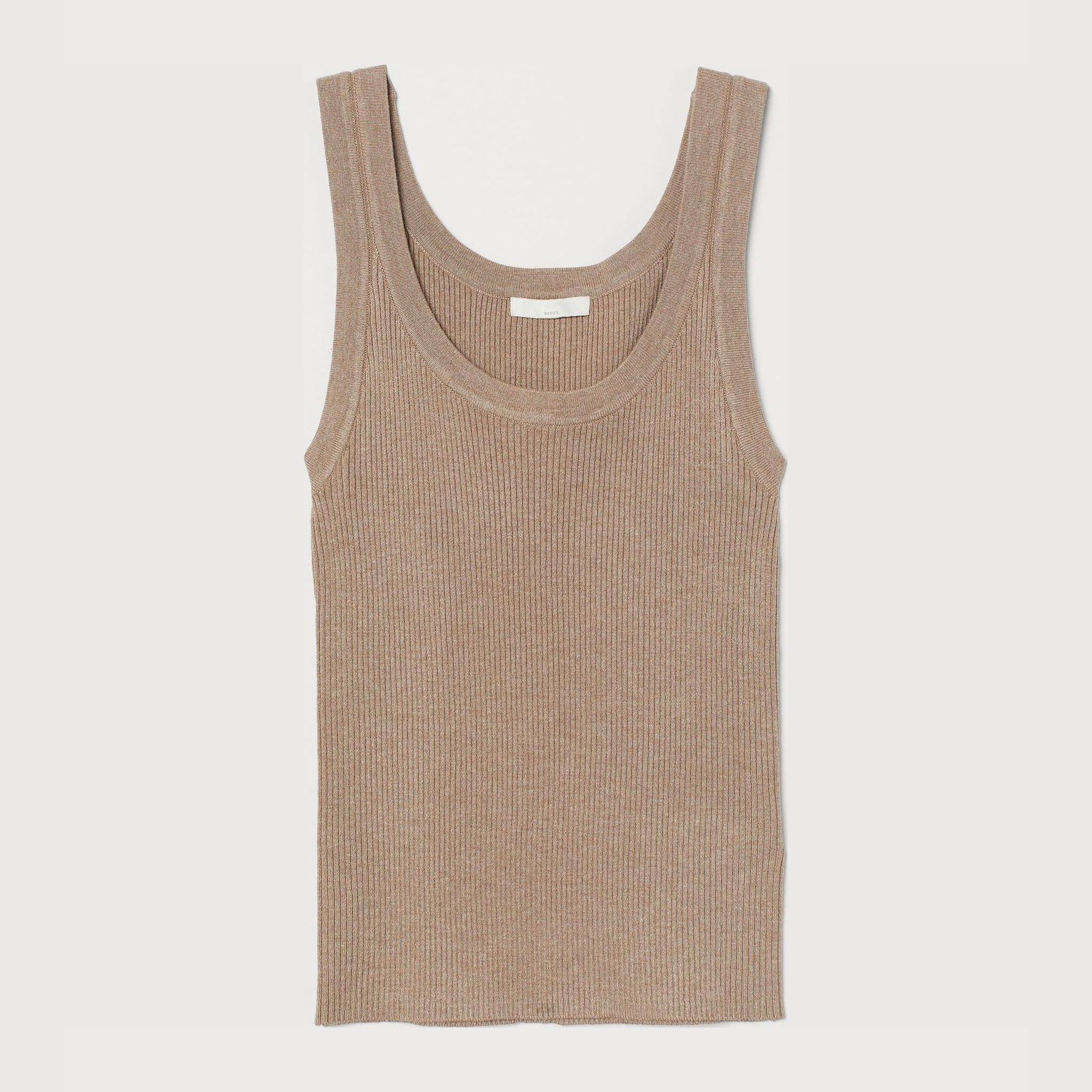 

Топ H&M 8797811-ACXI S Темно-бежевый